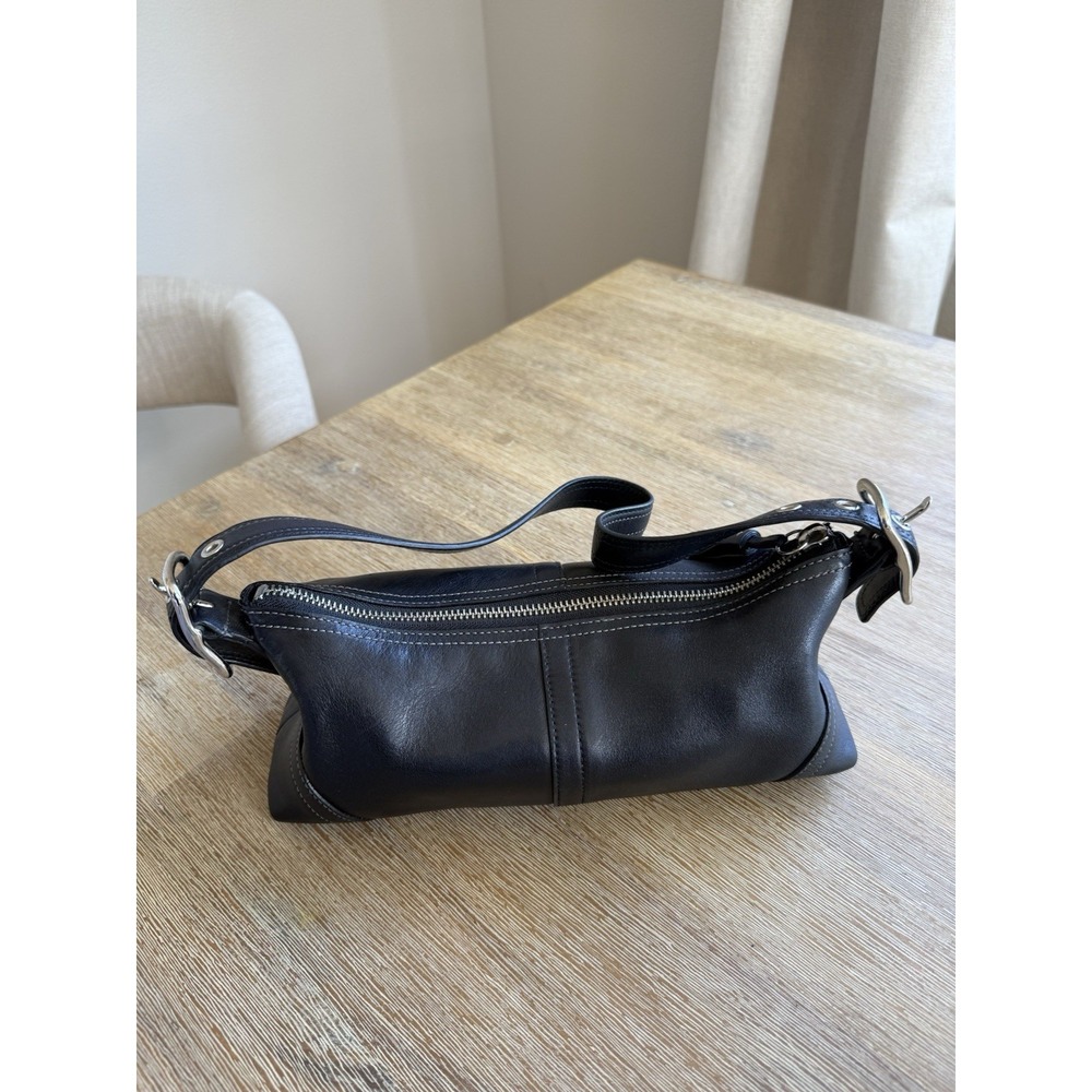 Coach 9020 vintage black leather mini ergo bag‎ USA VTG Y2K Classic - Picture 7 of 12
